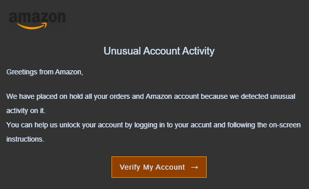 Amazon Email Phishing Attack