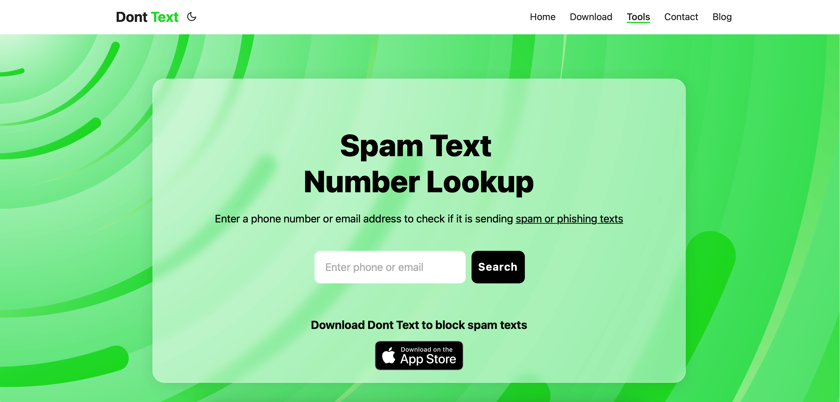 Spam Text Number Lookup Tool