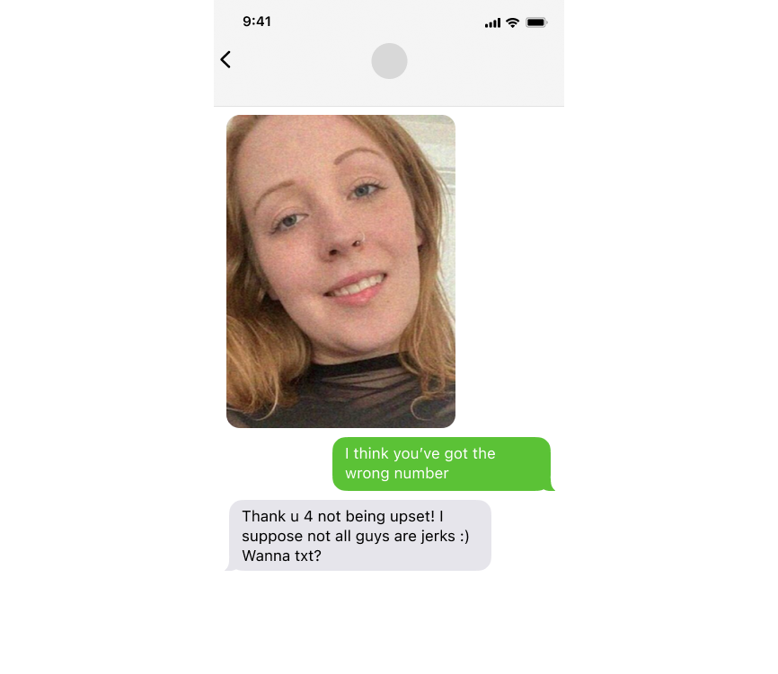Random Text From Girl With a Picture